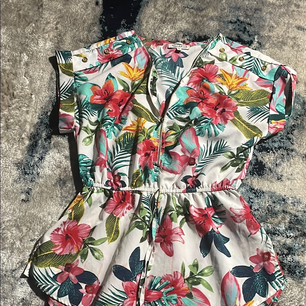 Floral Kids One Piece by Janie and Jack - Multicolor